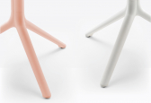 Подстолье металлическое PEDRALI Elliot алюминий розовый Фото 5