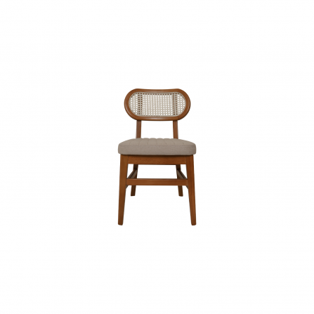 Стул деревянный с обивкой Iglo Wicker