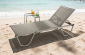 Шезлонг-лежак металлический THEUMBRELA SEMSIYE EVI Ankara алюминий, текстилен SM-02, 5102 Фото 5