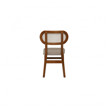 Стул деревянный с обивкой Iglo Wicker