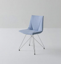 Стул на металлокаркасе с обивкой Gaber Colorfive Wrap TC металл, технополимер, экокожа Фото 4