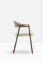 Кресло деревянное с обивкой PEDRALI Hera американский орех, ткань орех Фото 6