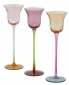 Подсвечник Тюльпан Люкс EDG Candle Holder стекло разноцветный Фото 1