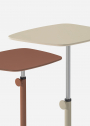 Столик приставной с регулировкой высоты PEDRALI Diego алюминий, сталь, компакт-ламинат HPL терракотовый Фото 10