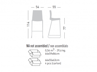 Стул барный с обивкой-thumbs-Фото3