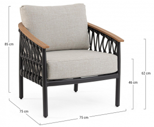 Кресло лаунж плетеное с подушками-thumbs-Фото3