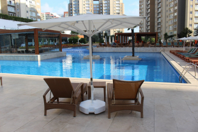 Зонт профессиональный THEUMBRELA SEMSIYE EVI Avocado алюминий, акрил Фото 19