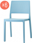 Комплект пластиковых стульев Emi Set 6