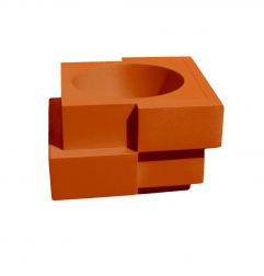 Кашпо пластиковое Cubic Yo Standard