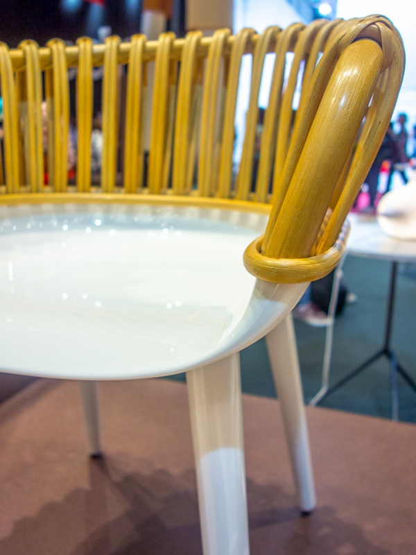 Кресло пластиковое Cyborg Club, белый, натуральный