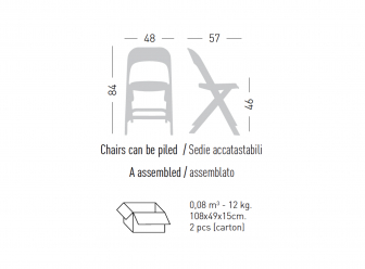 Стул пластиковый складной-thumbs-Фото3