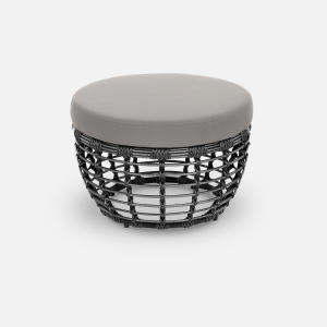 Комплект плетеной мебели ReeHouse Lotus алюминий, искусственный ротанг, олефин, стекло черный металлик, серый, графит Фото 18