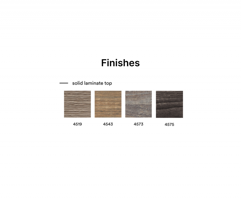 Столешница квадратная Solid Laminate