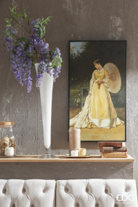 Ваза воронкообразная EDG Vase стекло белый Фото 3