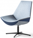 Кресло вращающееся с обивкой Kastel Kayak сталь, искусственная кожа Фото 1