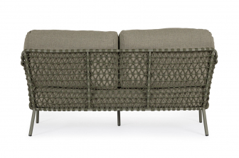 Диван двухместный плетеный с подушками-thumbs-Фото4