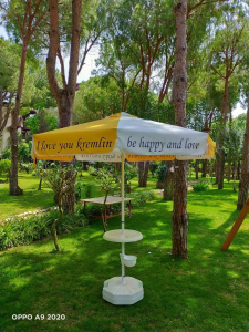 Зонт профессиональный THEUMBRELA SEMSIYE EVI Kiwi Clips алюминий, акрил Фото 28