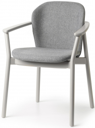 Кресло деревянное с обивкой-thumbs-Фото1