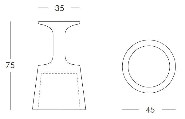Табурет пластиковый барный Drink Standard