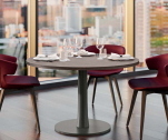Стол обеденный Quadrifoglio T06 сталь, ДСП Фото 1