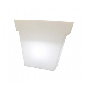Кашпо пластиковое светящееся SLIDE Il Vaso Lighting полиэтилен белый Фото 7
