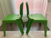 Стул пластиковый детский Magis Alma полипропилен, стекловолокно зеленый Фото 9