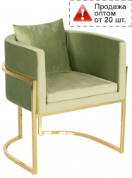 Кресло металлическое с обивкой-thumbs-Фото1