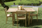 Стол деревянный раздвижной Giardino Di Legno Savana Medea тик Фото 5