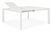 Стол металлический обеденный раздвижной Garden Relax Konnor алюминий белый Фото 5