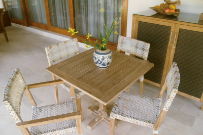 Стол деревянный обеденный Giardino Di Legno Regista Bistrot тик Фото 6