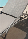 Лежак металлический Vermobil Park нержавеющая сталь, текстилен Фото 10