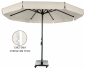 Зонт профессиональный  Ø2.5 м THEUMBRELA SEMSIYE EVI Avocado алюминий, полиэстер бежевый Фото 1