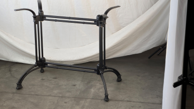 Подстолье чугунное двойное Tron 1235EM чугун черный Фото 4