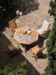Кресло деревянное складное Giardino Di Legno Savana Onda тик Фото 5