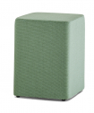 Пуф с мягкой обивкой PEDRALI Wow меламиновая панель, ткань зеленый Фото 1