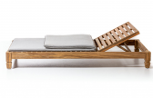 Лежак деревянный Gervasoni Jeko 81 экотик, ткань Фото 4