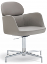 Кресло офисное с вращающимся сиденьем PEDRALI Ester алюминий, ткань Фото 1