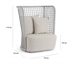 Кресло плетеное с подушками-thumbs-Фото3