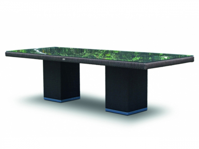 Обеденный комплект плетеной мебели Skyline Design Pacific алюминий, искусственный ротанг, sunbrella мокка, бежевый Фото 3