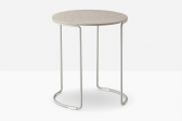 Столик кофейный PEDRALI Circuit сталь, компакт-ламинат HPL бежевый, бежевый каменный Фото 5