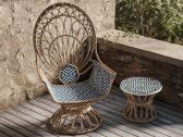 Кресло плетеное SNOC Isobel алюминий, искусственный ротанг Фото 1