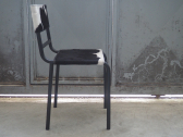Стул с обивкой Proiezione Proiezione сталь, кожа Фото 20