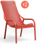 Комплект пластиковых кресел Net Lounge Set 2