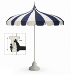 Зонт пляжный профессиональный Ø2.2 м Dali