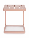 Столик металлический для шезлонга Garden Relax Konnor алюминий розовый Фото 3