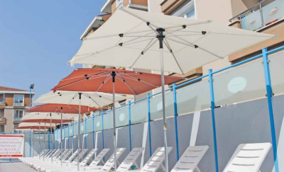 Зонт профессиональный THEUMBRELA SEMSIYE EVI Kiwi Clips алюминий, акрил Фото 9