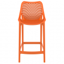 Стул пластиковый полубарный Siesta Contract Air Bar 65 стеклопластик оранжевый Фото 4