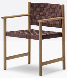 Кресло деревянное плетеное-thumbs-Фото1