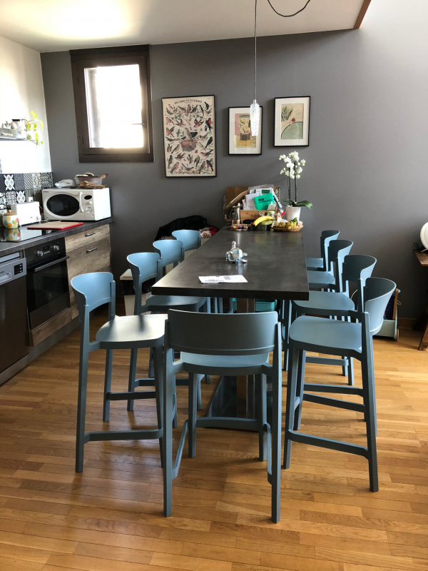 Стул пластиковый барный Abuela Stool 77