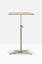 Столик приставной с регулировкой высоты PEDRALI Diego алюминий, сталь, компакт-ламинат HPL песочный Фото 12